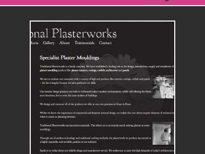 Traditional Plasterworks