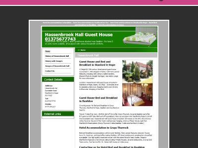 Hassenbrook Hall Guest House