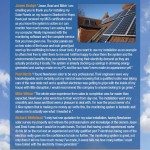 Newhaven Solar Flyer Back