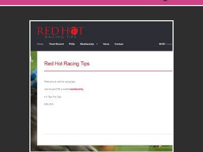 Red Hot Racing Tips